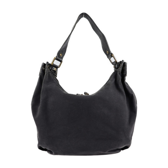 BURBERRY BLUE LABEL Burberry blue label shoulder bag canvas leather black sem... - Picture 3 of 10